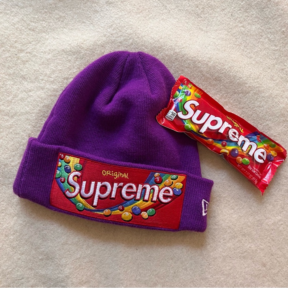 Supreme x Skittles Beanie & Candy Pack